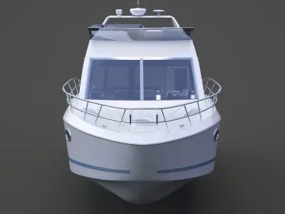 Photorealistic Yacht 01 3D model