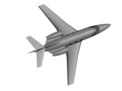 Dassault Falcon 10 3D model