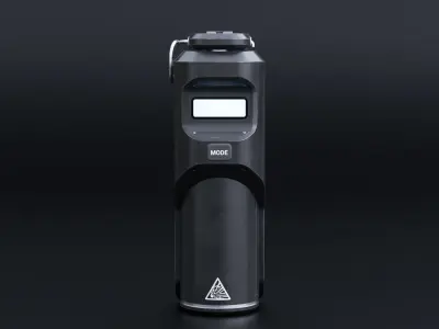 Sci-fi grenade concept Low-poly 3D model