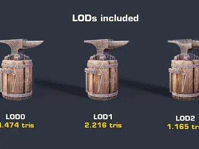 Anvil GameReady 3D model