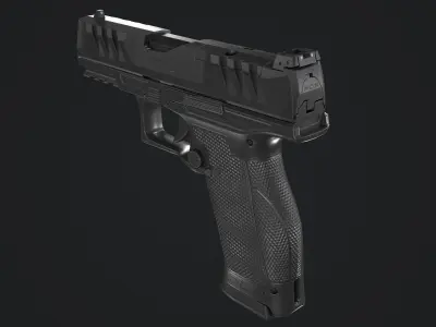 Walther PDP Full-Size Low-poly 3D model
