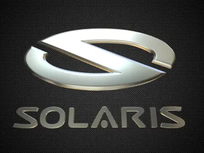 solaris logo 3D model