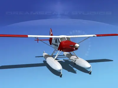 DeHavilland DHC-2 Turbo Beaver V18 3D model