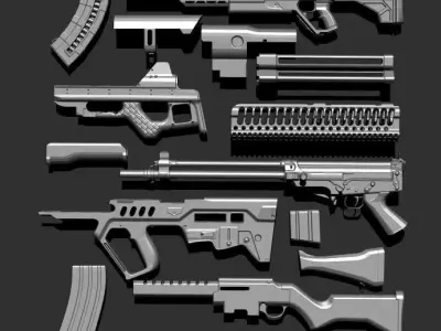 IMM GunPack 3D model