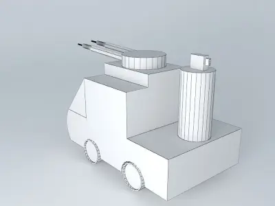 army car Free 3D model