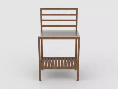 Kitchen Unit Low-poly 3D model