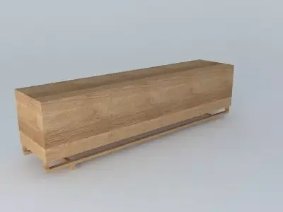 Sideboard Living Room Wood Free 3D model