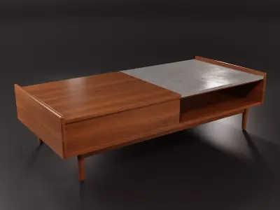 Coffee Table No1 Free low-poly 3D model