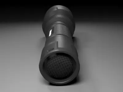 Flashlight Convoy C8 3D model