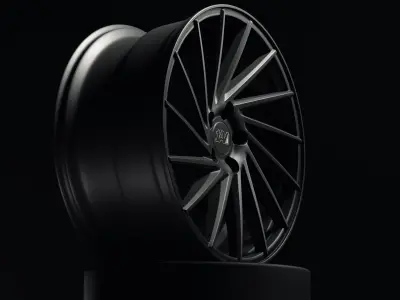 1AV ZX1 Alloy Wheel 3D Model 3D model