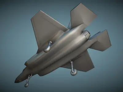 Lockheed Martin F-35B Lightning II - 3D Printable Model 3D print model