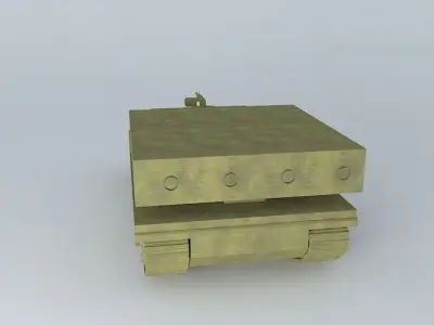 Front artillery missle system BORAN XSS 231 Free 3D model