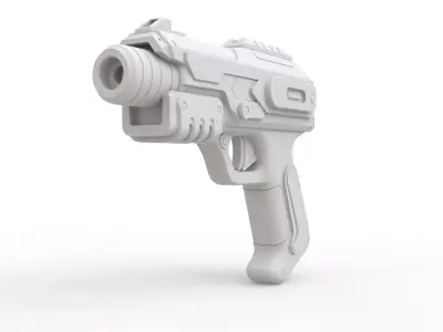 Futuristic Weapon 3D Print Model 3D print model purchase