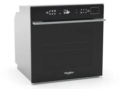 Whirlpool W7OSPBLAUS SteamSense Pyrolytic 60cm Oven 3D model