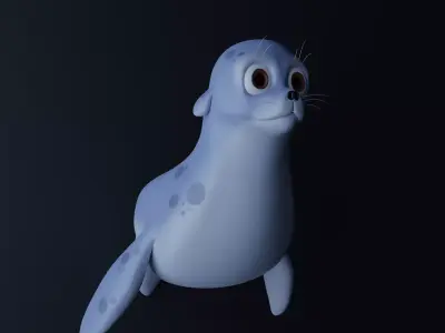 Phoque Free 3D model