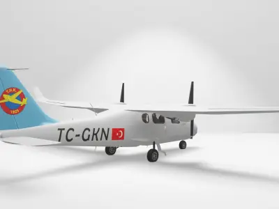 Tecnam P2006T model aircraft 3D model
