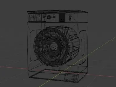 Washing machine Free 3D model purchase