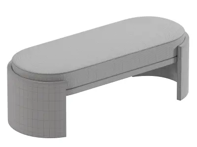 Hug Bench Free 3D model