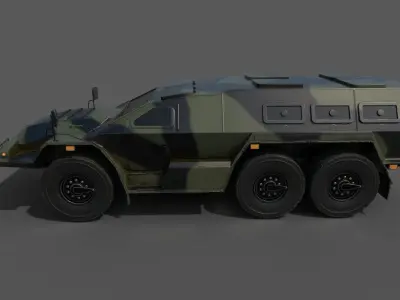 APC Bulat Low-poly 3D model