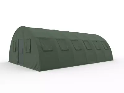 Military Tent 01 3D model