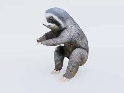 Sloth Free 3D model