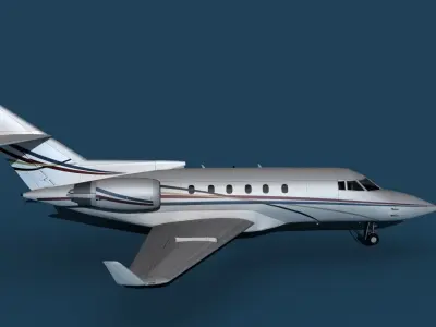 Hawker Siddley 800SR V07 3D model