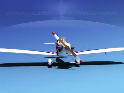 Flybaby british biplane 3D model