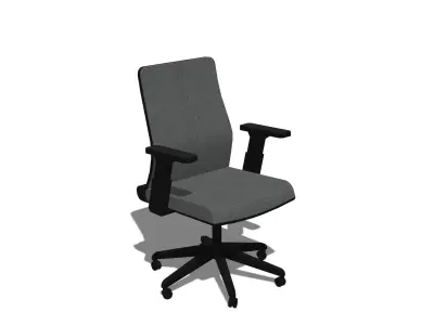 Office Chair Free low-poly 3D model 3