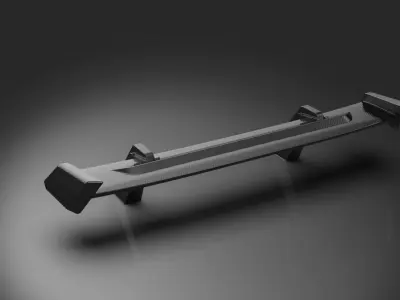 spoiler car tuning combo 3D model