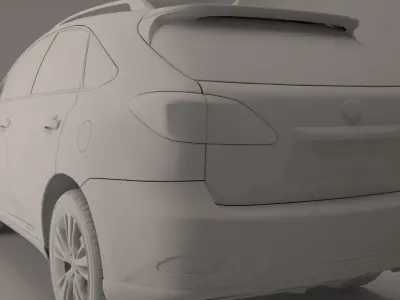 lexus rx450h vehicle 3D model