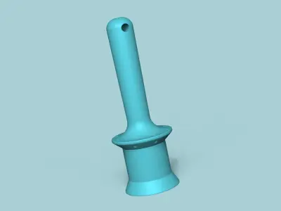 Hand Fishing Line Holder - Simple Handreel 3D print model