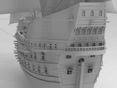 Adler von Lubeck Ship-Boat 3D model