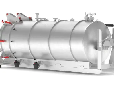 Loose Cargo Compact Containertank CT 13000 Portable Storage Tank 3D model