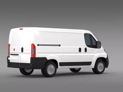 Fiat Ducato Van L1H1 2017 3D model
