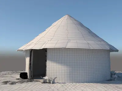 Neolithic structure 3 3D model