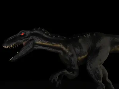 Indoraptor Rigged 2018 3D model