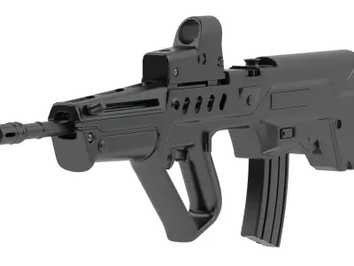 IWI Tavor Bullpup Assault Rifle 3D model