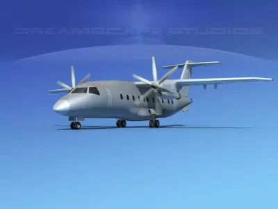 Dornier 328-130 Bare Metal 3D model