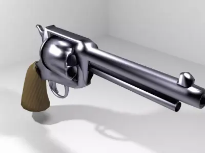 Revolver - Handgun Type 4 3D model