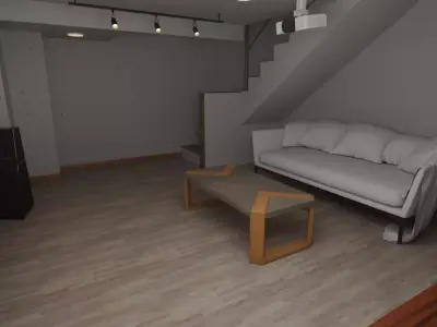 The underground theater room 3D model