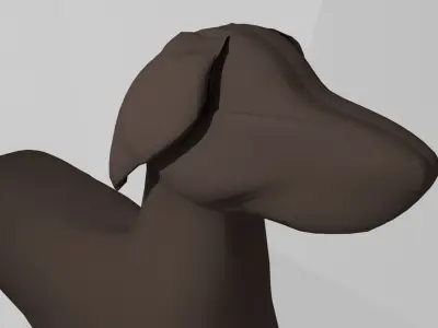 Dachshund dog Free 3D model