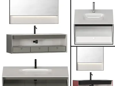 ARTELINEA DAMA bathroom furniture Free 3D model
