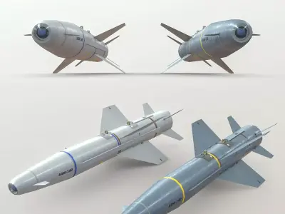 AGM-142 Popeye 1 - 2 Low-poly 3D model