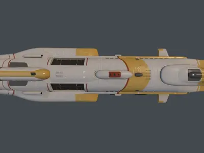 Trinity Ship Low-poly 3D model