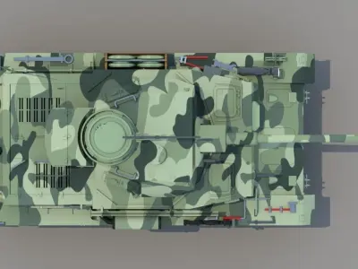 Panzer IV Tank Ausf G 3D model