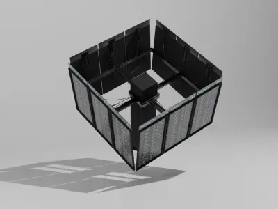 Flight Information board   3D model