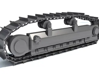 Track kit V2 3D model