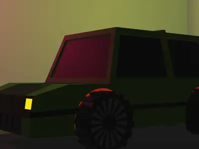 Low Poly Car Pack 1 Free low-poly 3D model