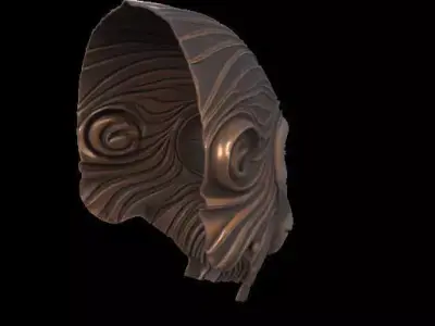 Monkey Mask 3D print model