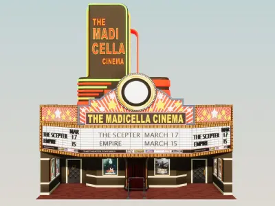 Store Front Pack 2 Low-poly 3D model